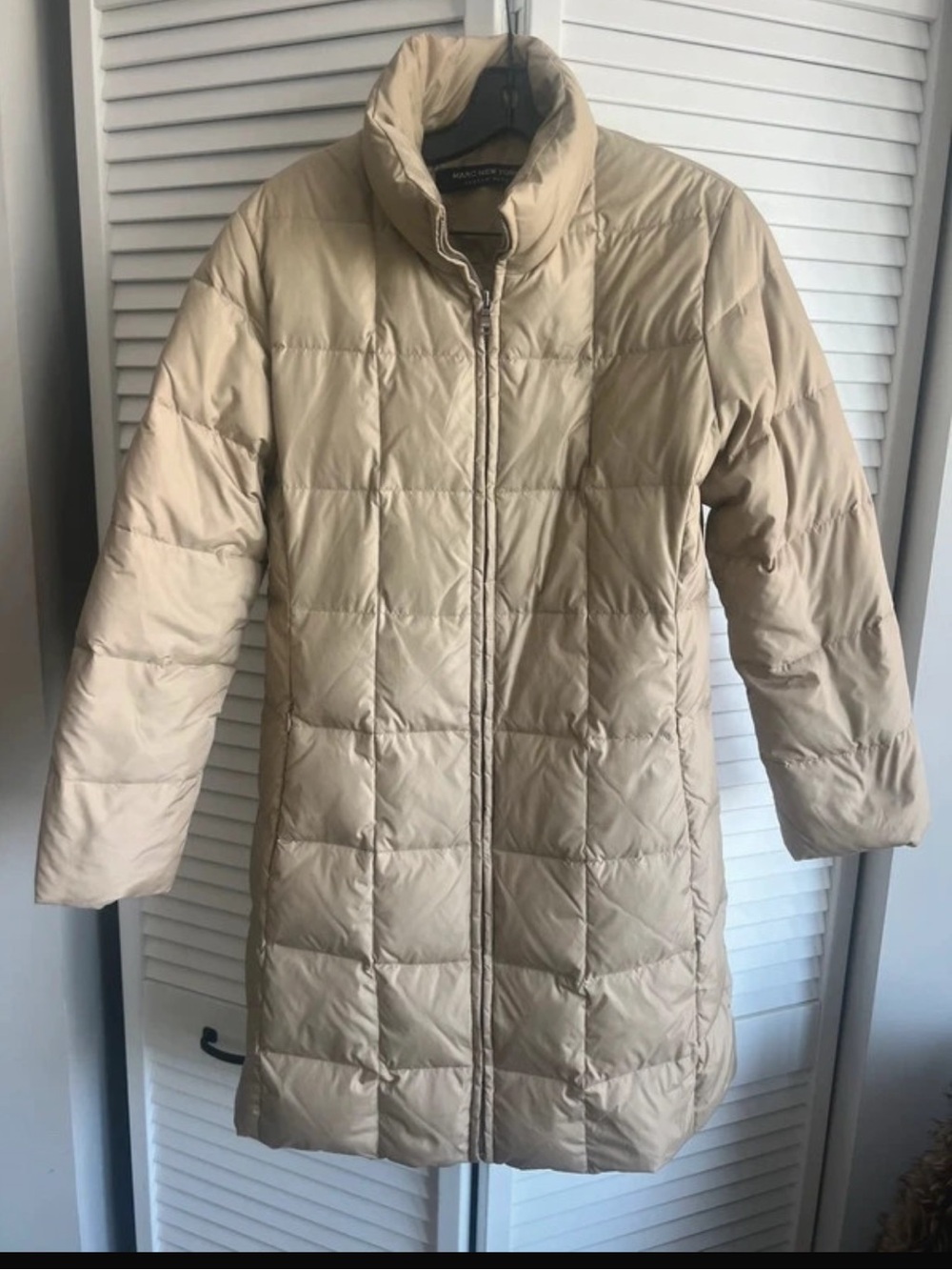 S/M Marc New York by Andrew Marc mid-length down puffer coat